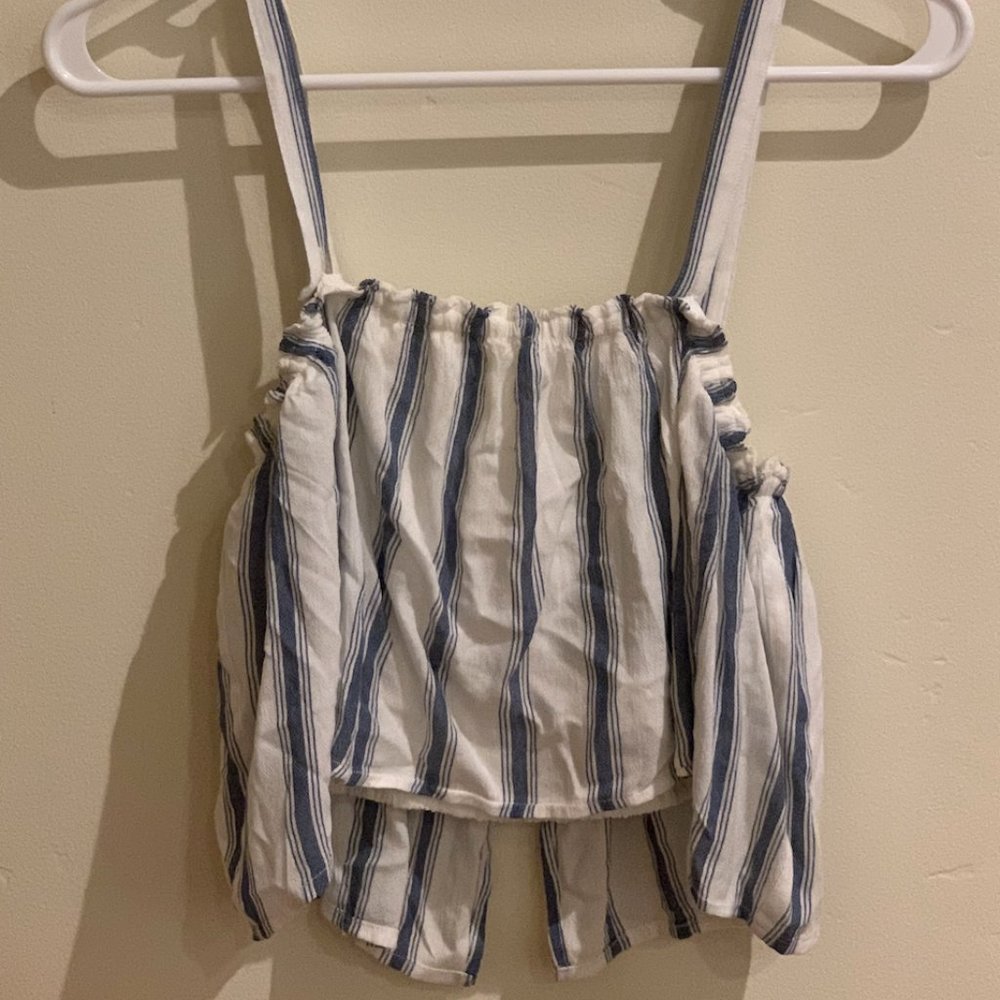 Hollister Cropped Stripped Top